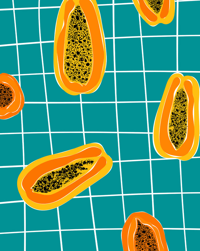 Gorgeous Papaya Poster