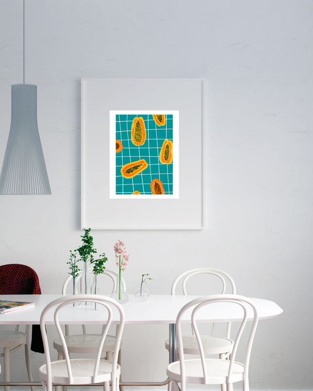 Gorgeous Papaya Poster