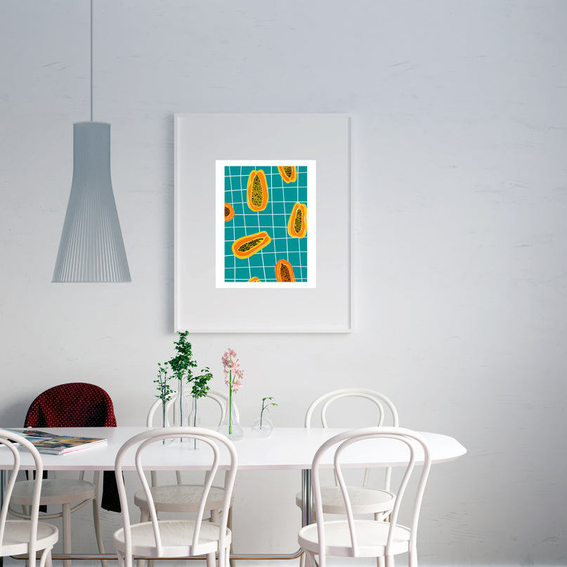 Gorgeous Papaya Poster