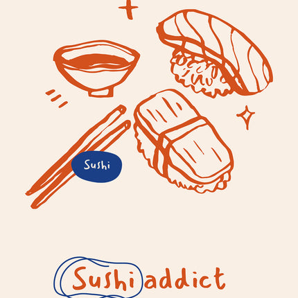 Sushi Fan Poster