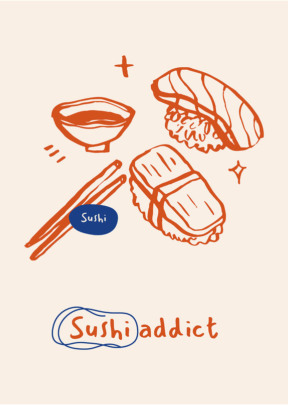 Sushi Fan Poster