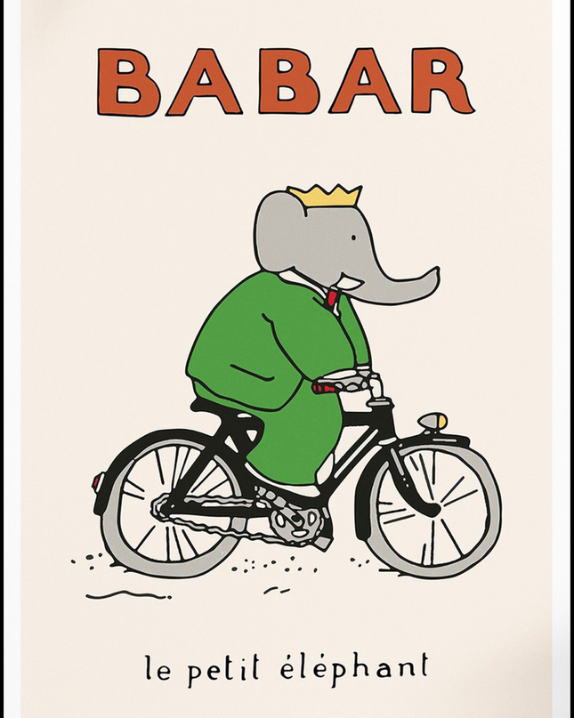 Babar Illustration Cover