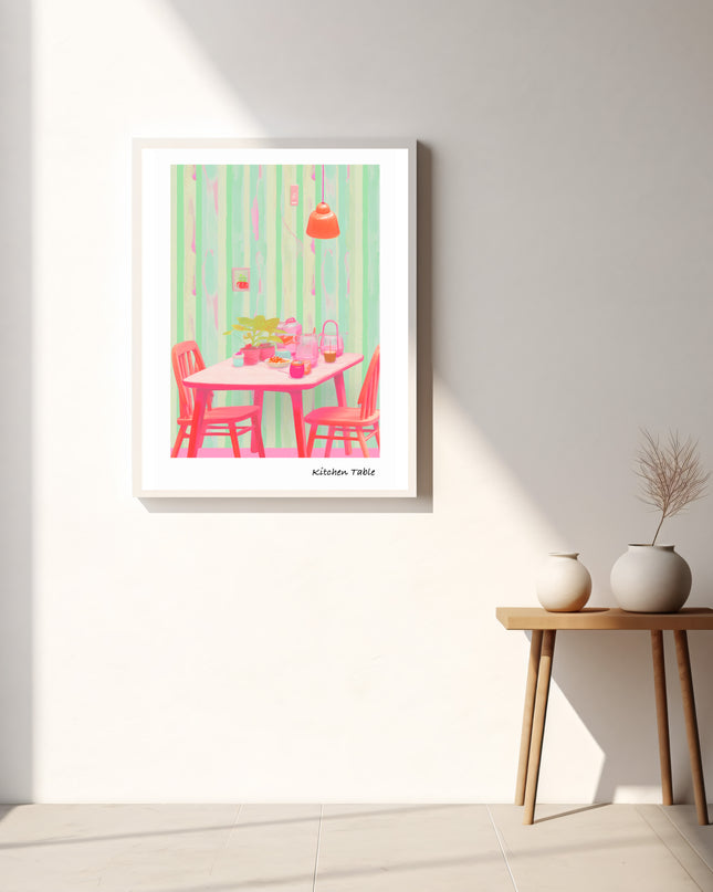 Kitchen Table Poster