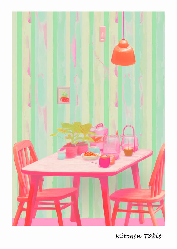 Kitchen Table Poster