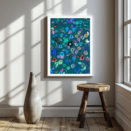 Vintage Flower Poster