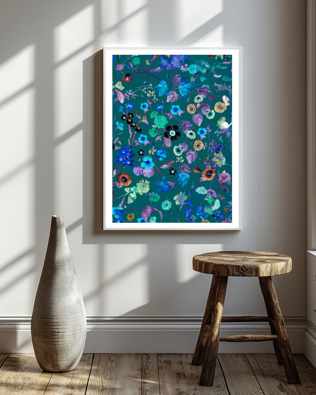 Vintage Flower Poster