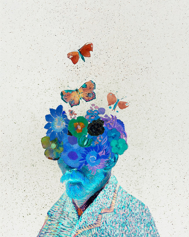 Floral Van Gogh Poster