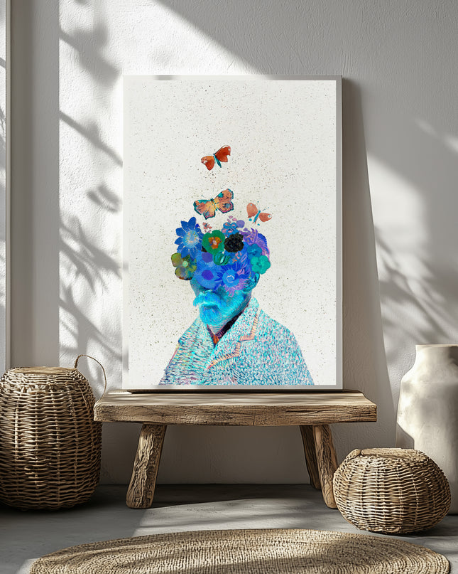 Floral Van Gogh Poster