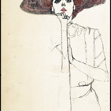 Egon Schiele - Portrait of a Woman
