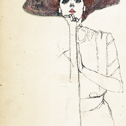Egon Schiele - Portrait of a Woman