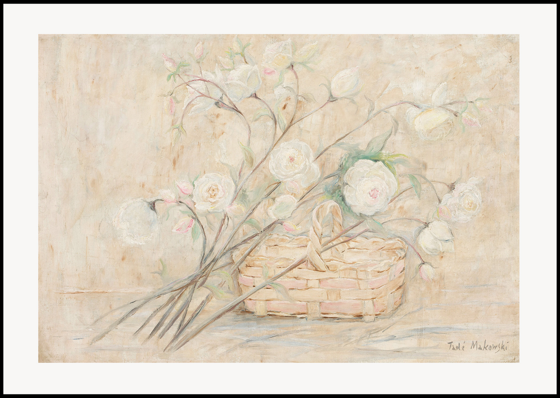 Rose with a basket
