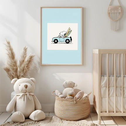 Snoopy Driving