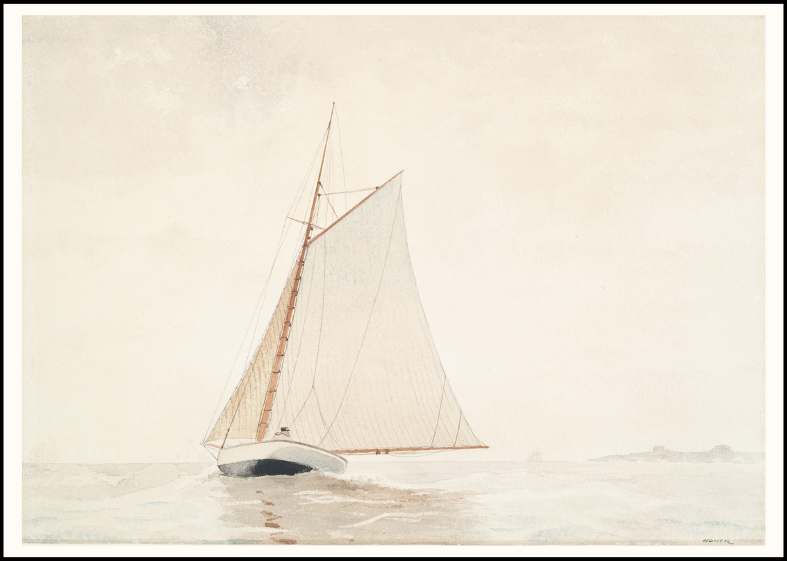 Winslow Homer - Sailingoff Gloucester
