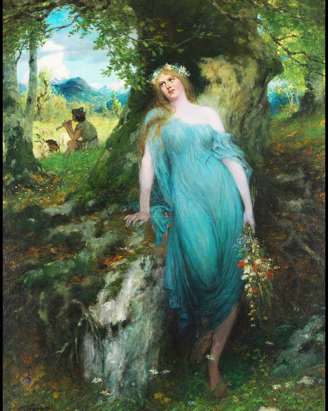 Wood nymph and shepherd