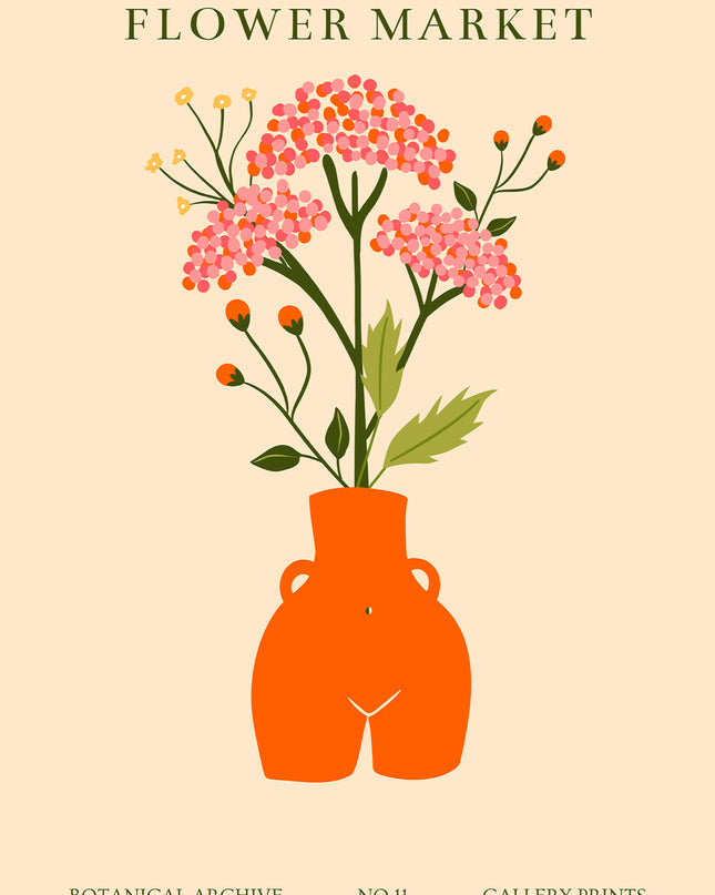 Flower Market Poster