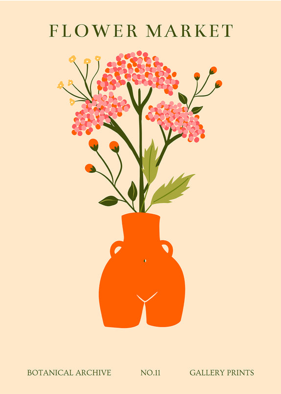 Flower Market Poster