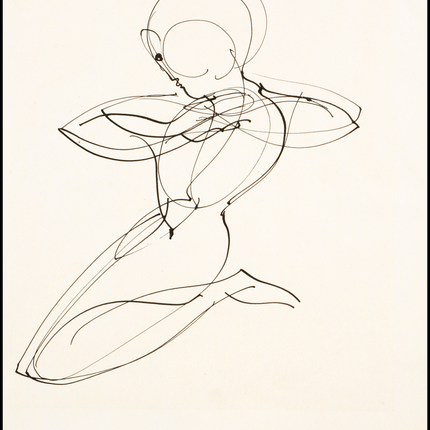 Oskar Schlemmer - Bauhaus Kneeling Figure