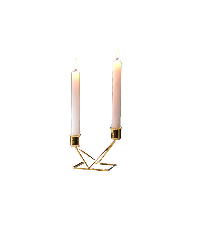 Candlelight Dinner Props Iron Art Candle Holder Ornaments Household